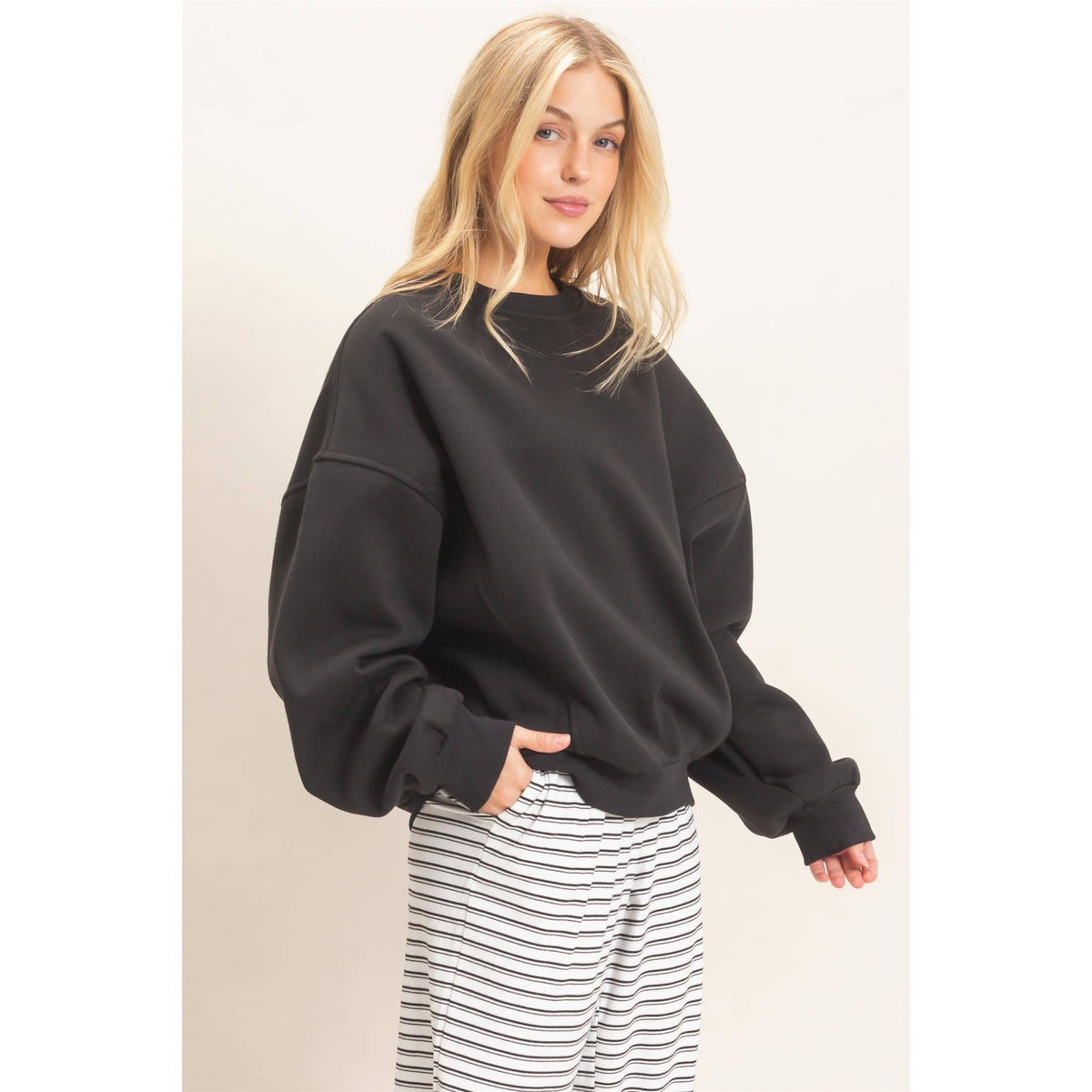 Oversized Dropped Shoulder Sweatshirt