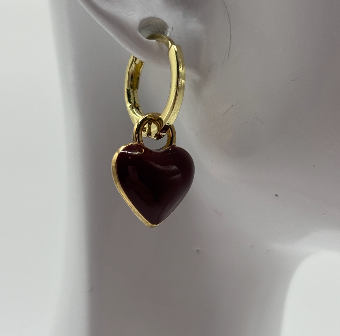 Heart Drop Earrings