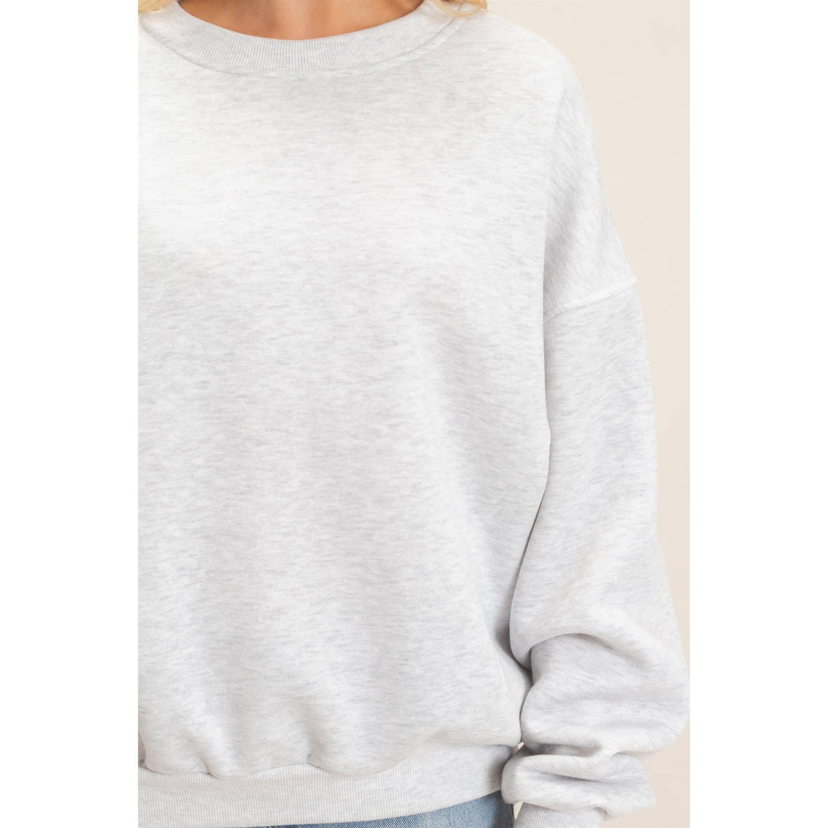 Oversized Dropped Shoulder Sweatshirt