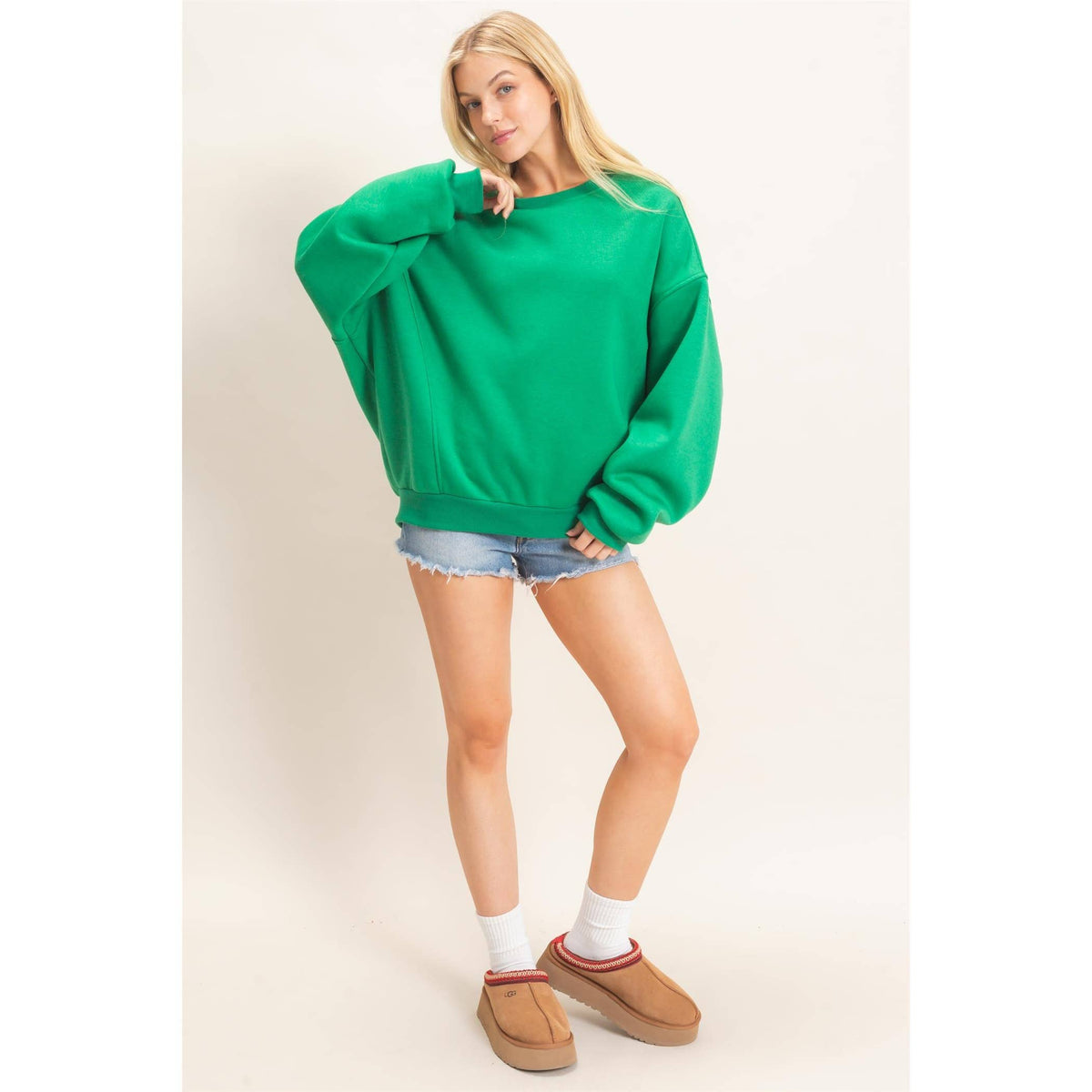 Oversized Dropped Shoulder Sweatshirt