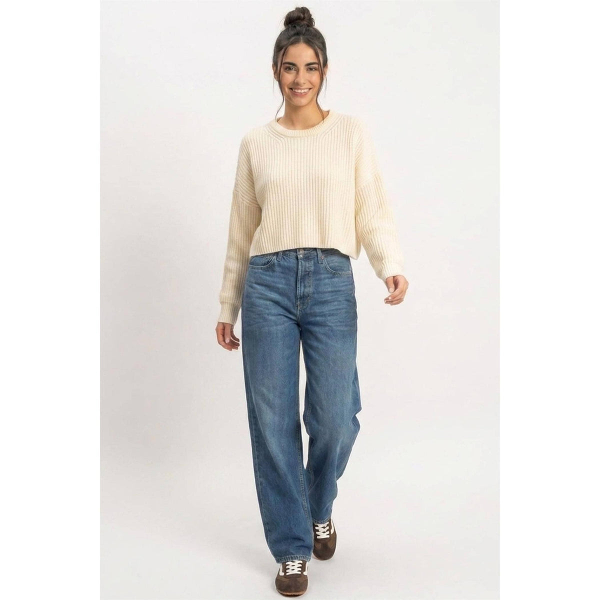 Oversized Cropped Sweater