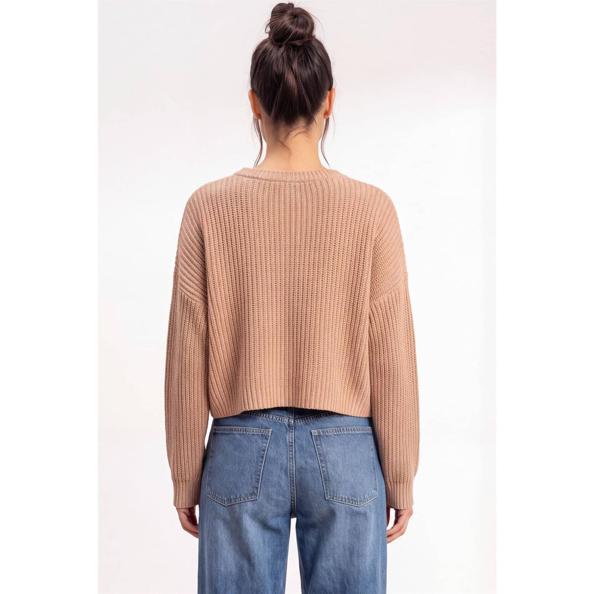 Oversized Cropped Sweater