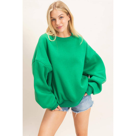 Oversized Dropped Shoulder Sweatshirt