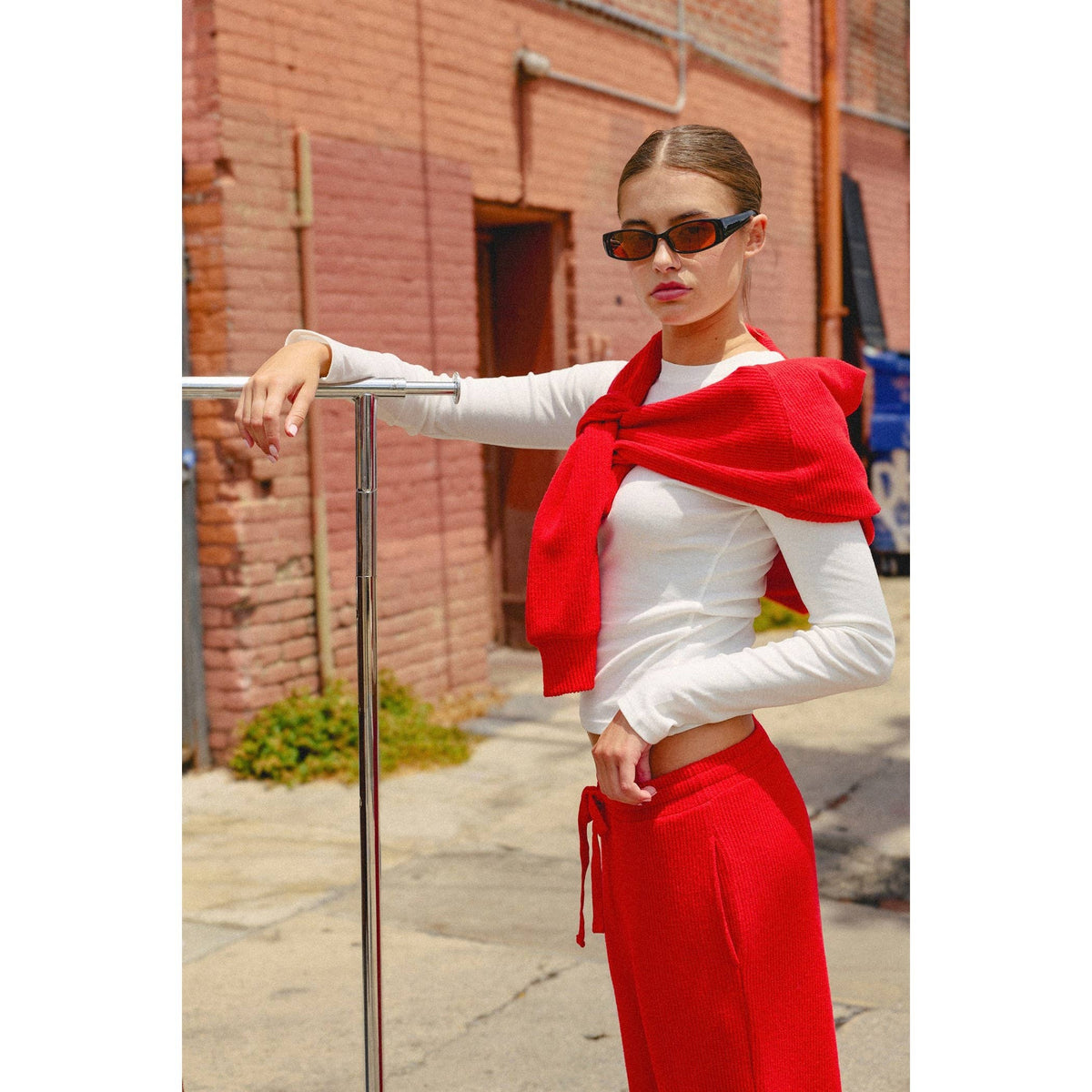 Crew Neck Long Sleeve Top