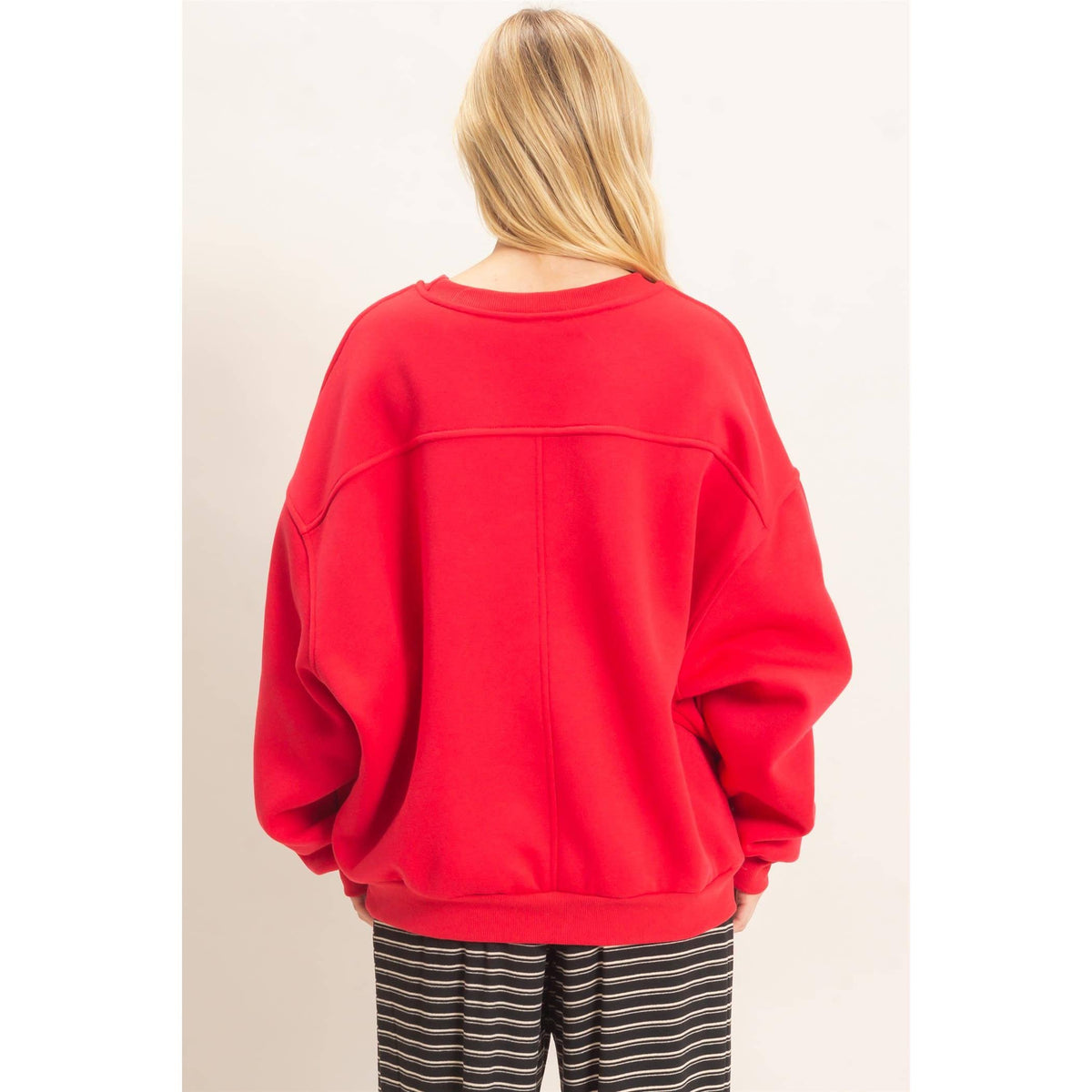 Oversized Dropped Shoulder Sweatshirt