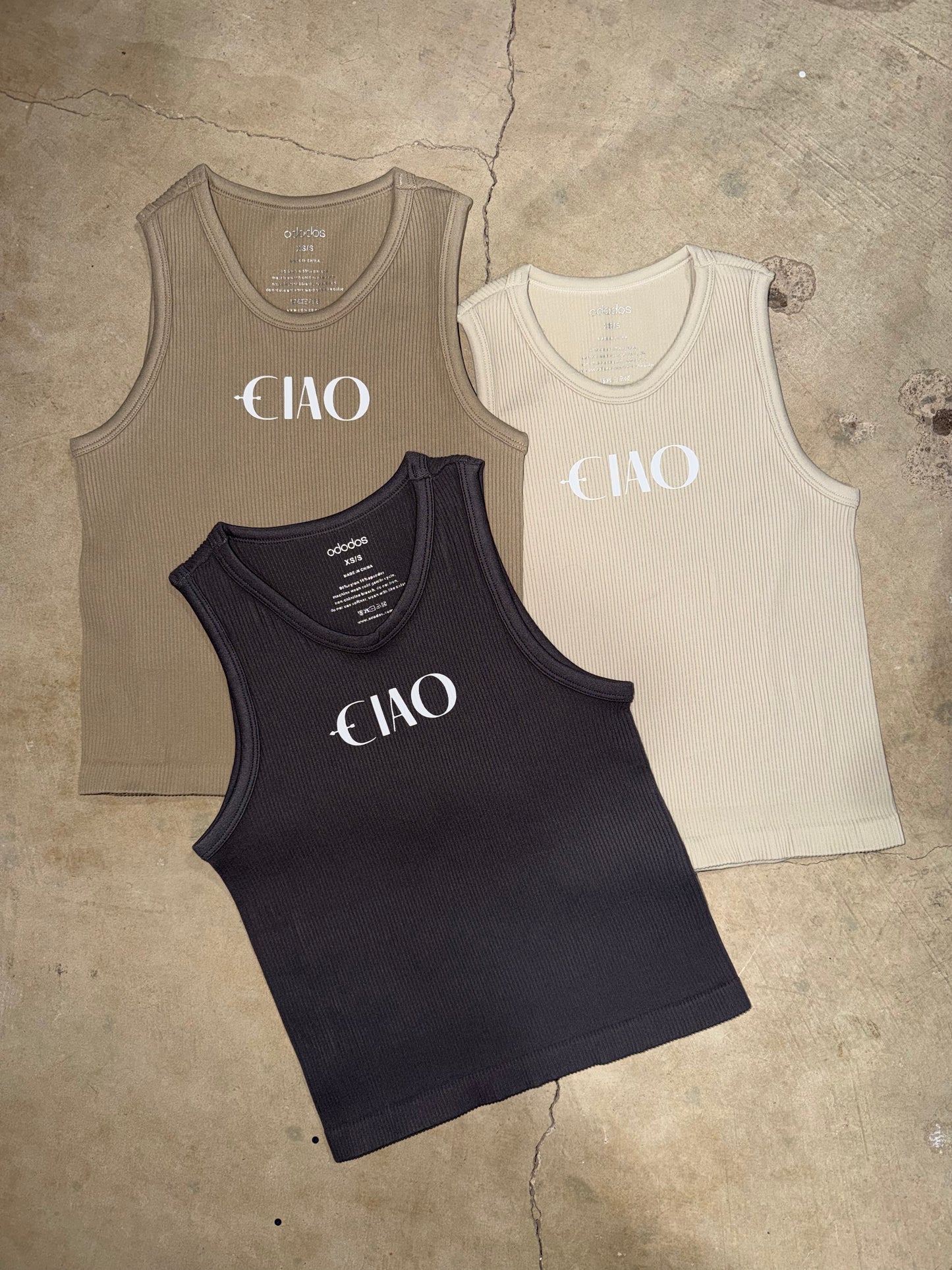 CIAO ribbed stretch tank
