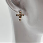Silver Cross Earrings