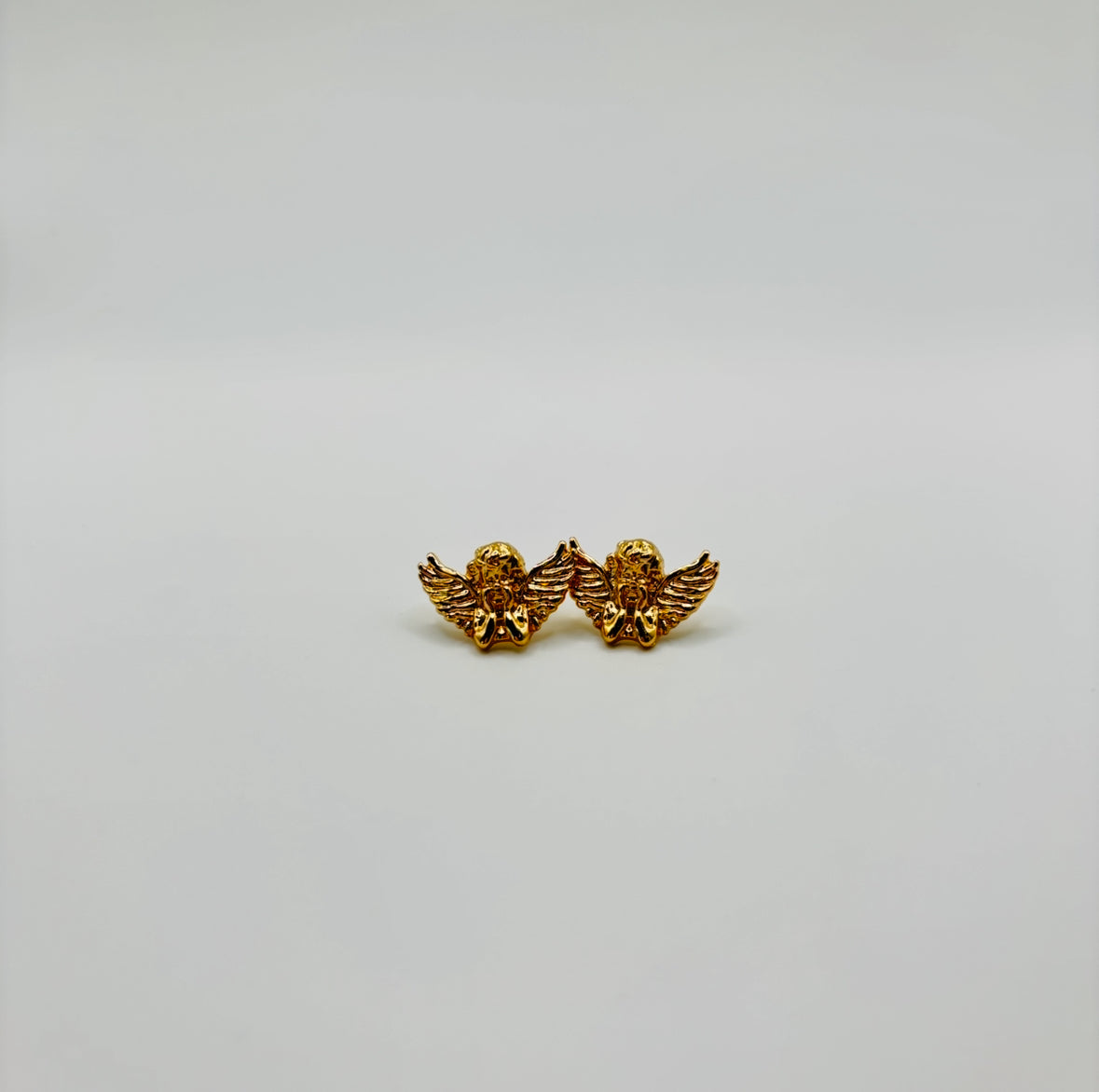 Gold Angel Earrings