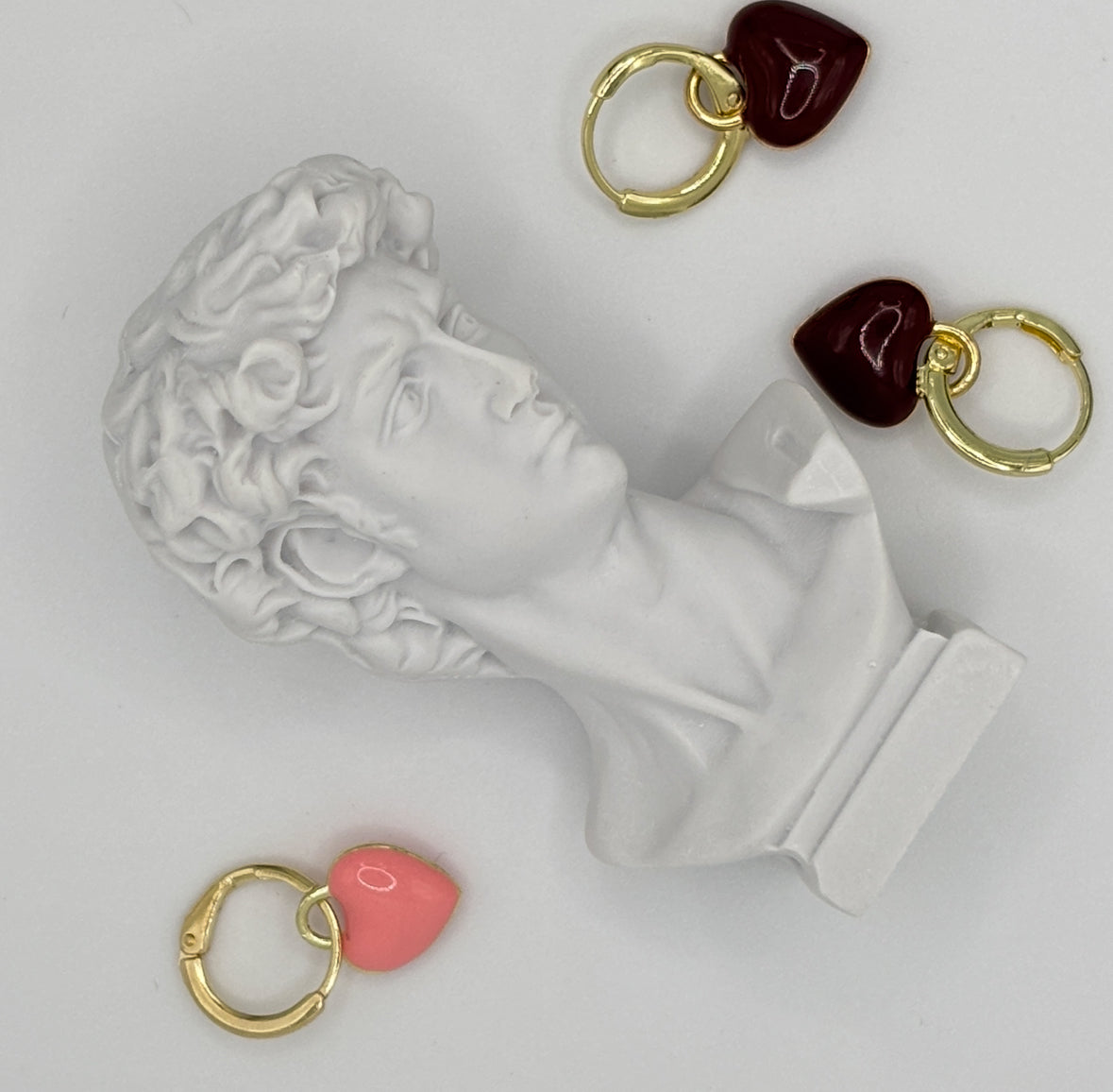 Heart Drop Earrings