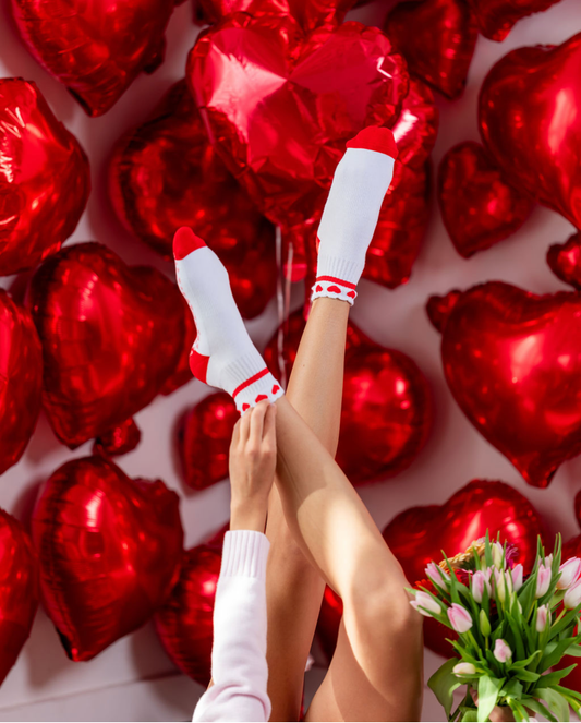 Sweetheart High Ankle Grip Socks