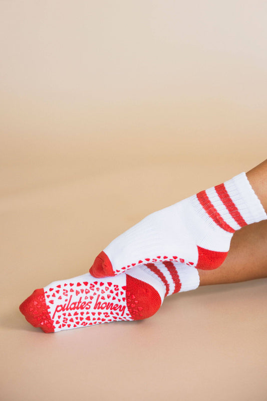 Rosso Vintage Short Crew Grip Sock