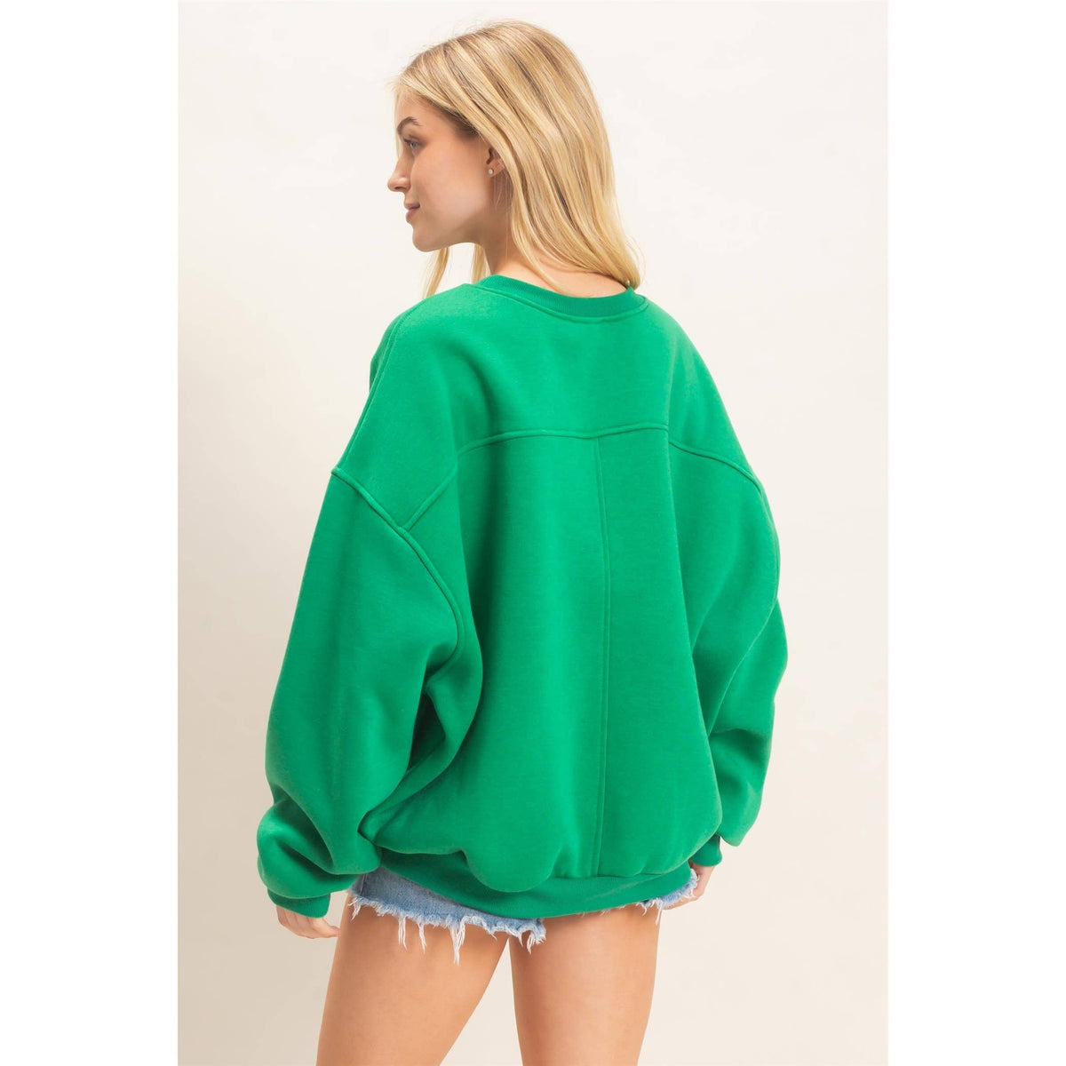 Oversized Dropped Shoulder Sweatshirt