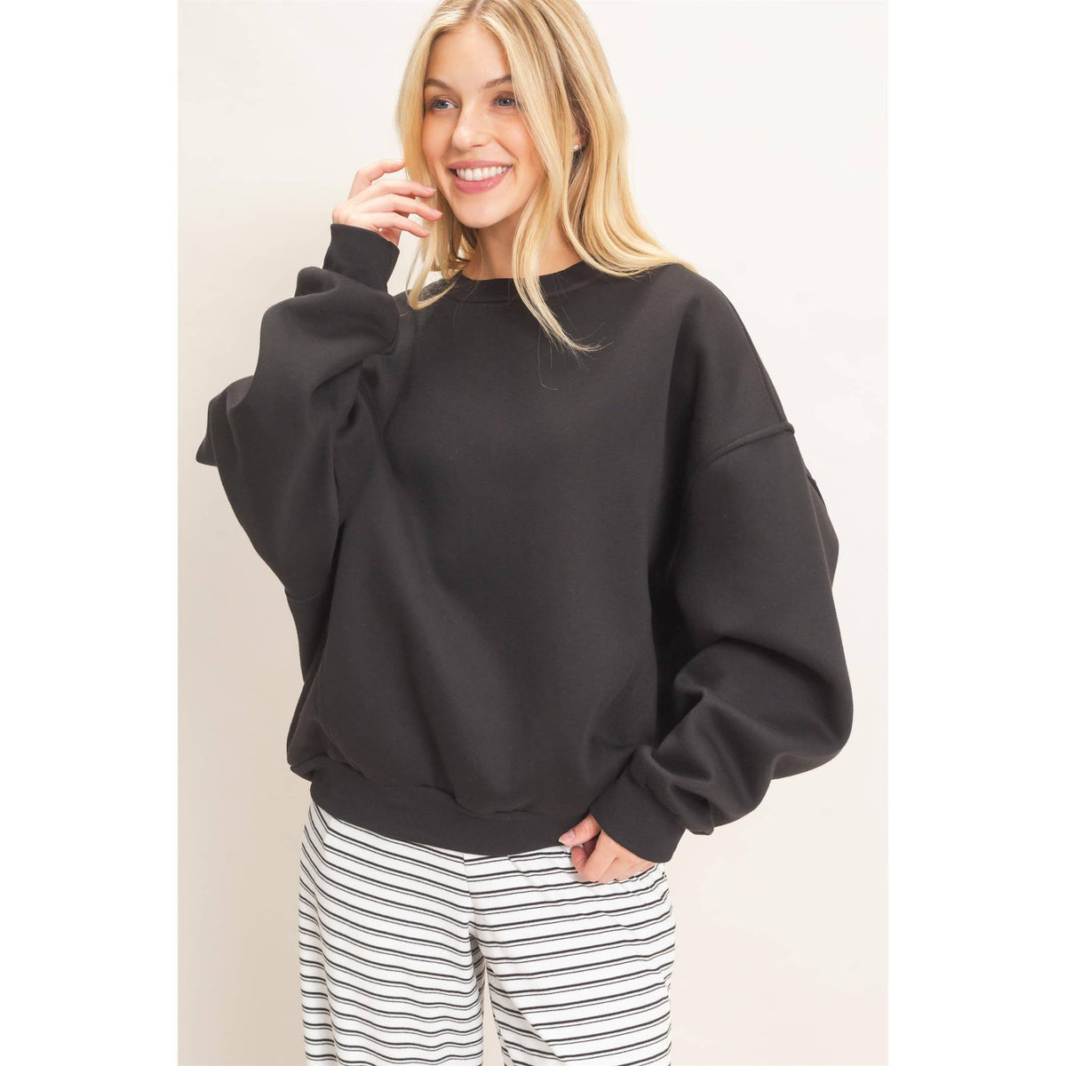 Oversized Dropped Shoulder Sweatshirt