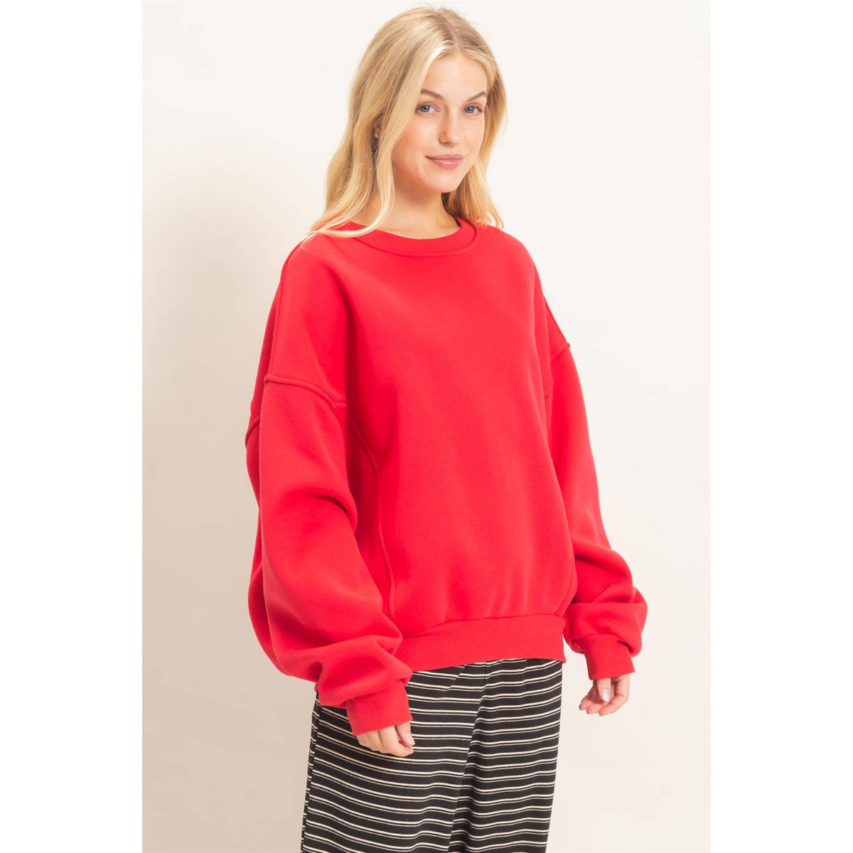 Oversized Dropped Shoulder Sweatshirt